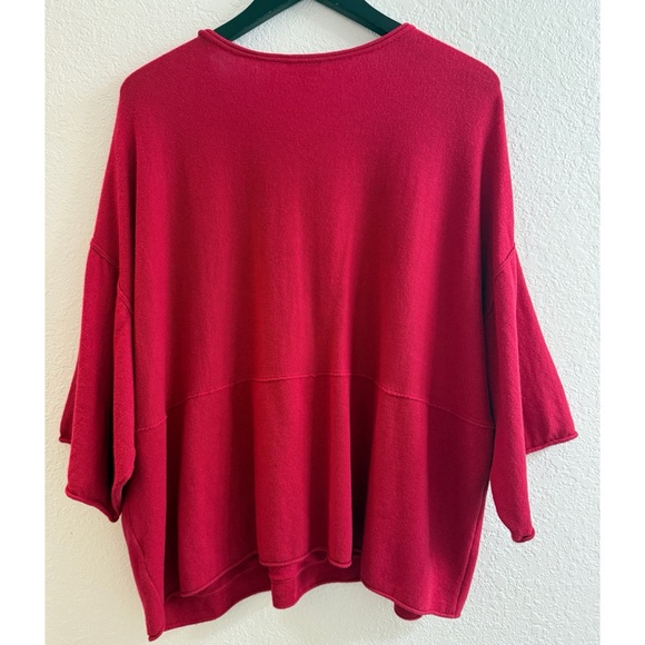 Pure J. Jill Red Kimono Sleeve Sweater Sz 1x - Picture 7 of 7